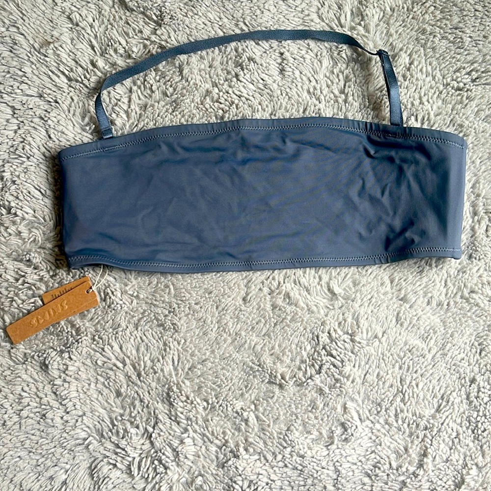 BNWT SKIMS Bandeau Bikini Top